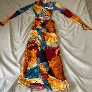 Colorful Abstract Women's Dress